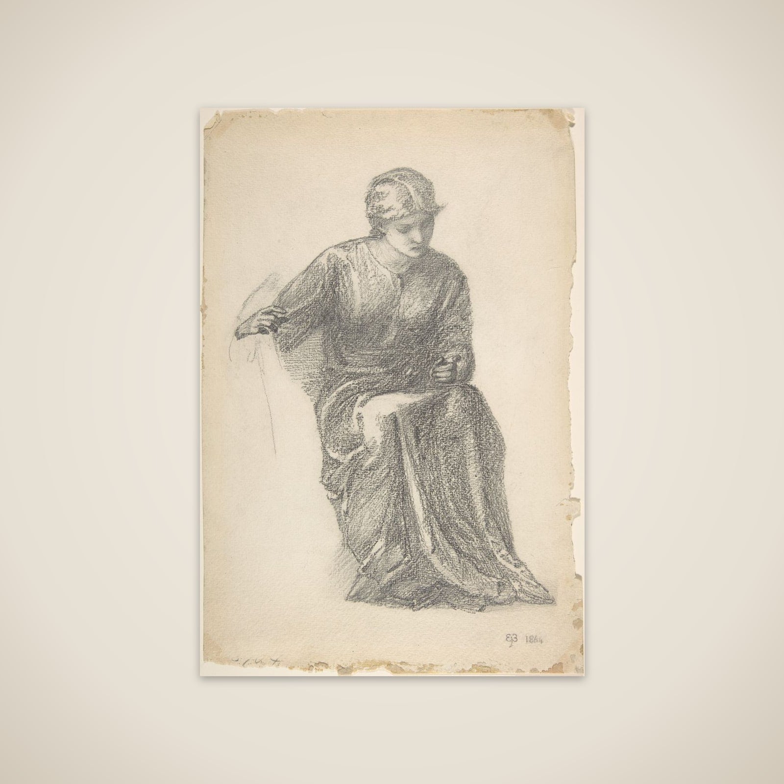 Seated Woman unframed print