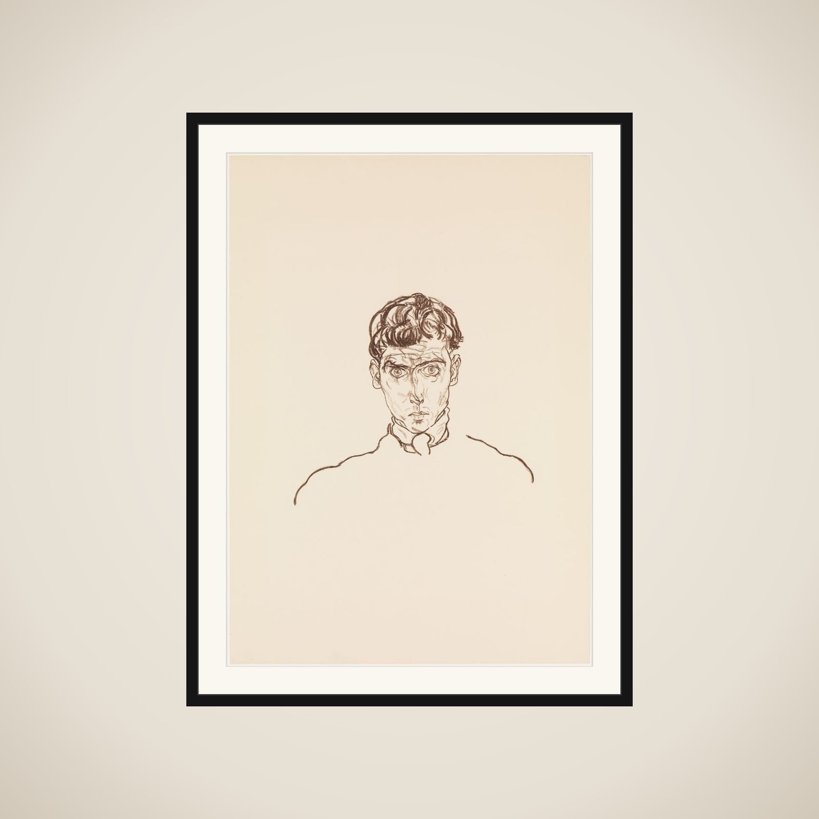 Portrait of Paris von Gütersloh framed