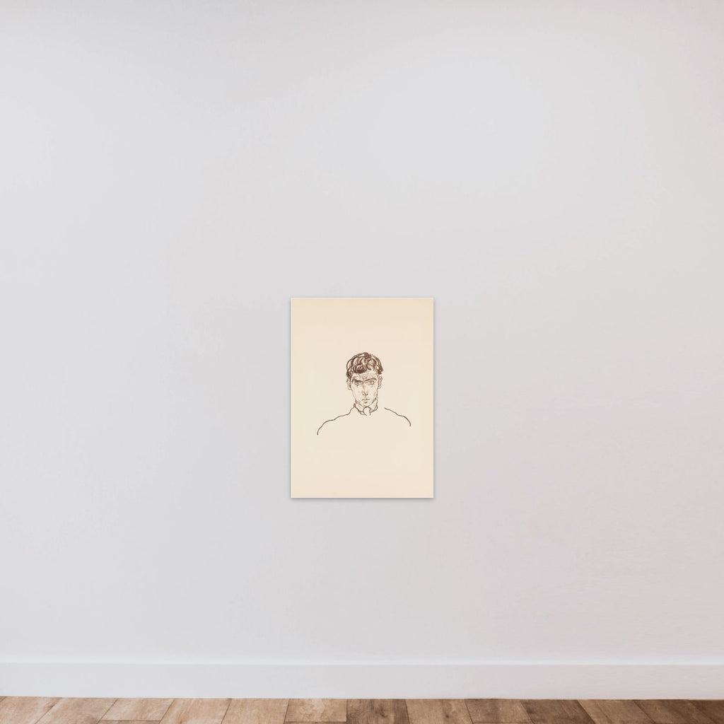 Portrait of Paris von Gütersloh unframed — shown to scale