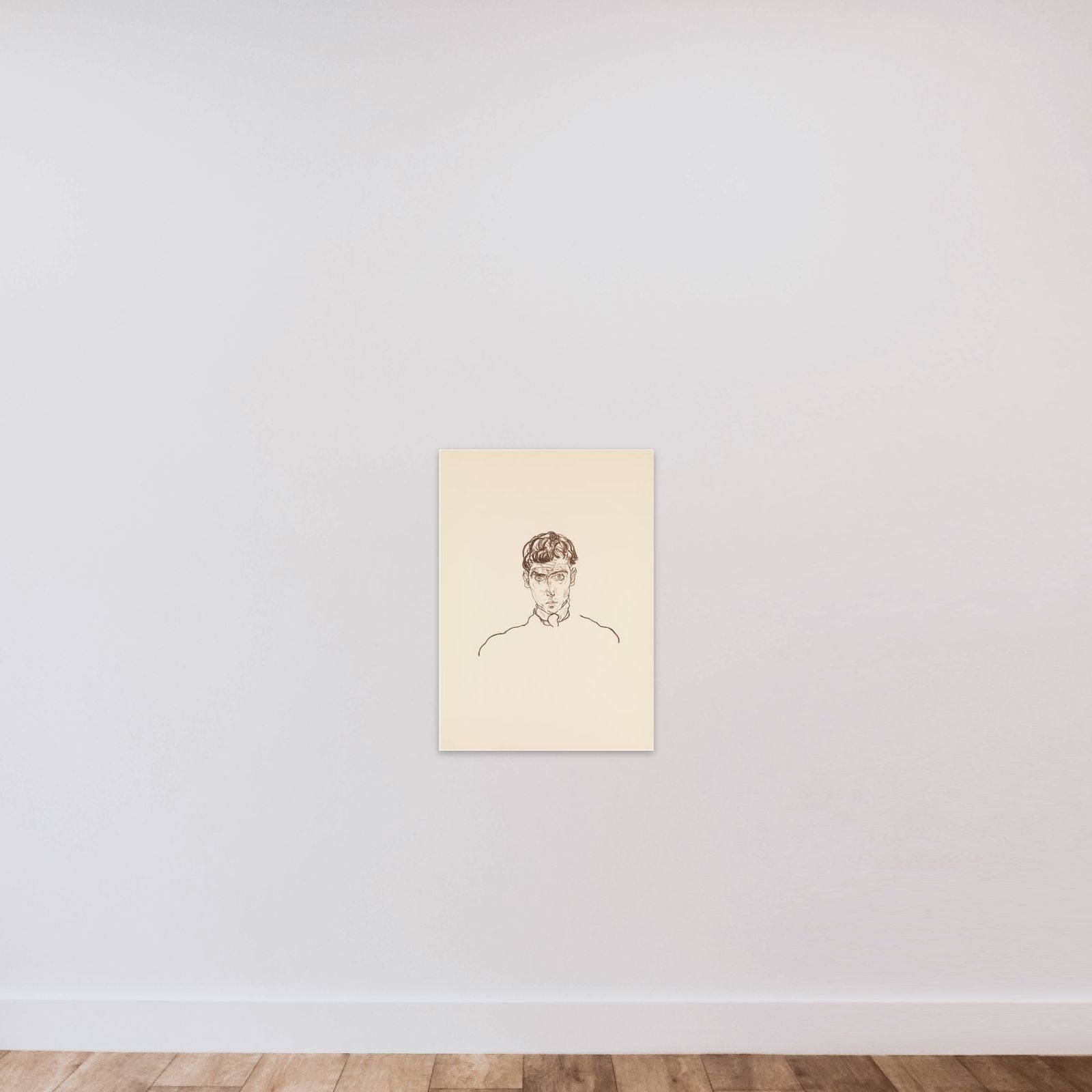 Portrait of Paris von Gütersloh unframed — shown to scale