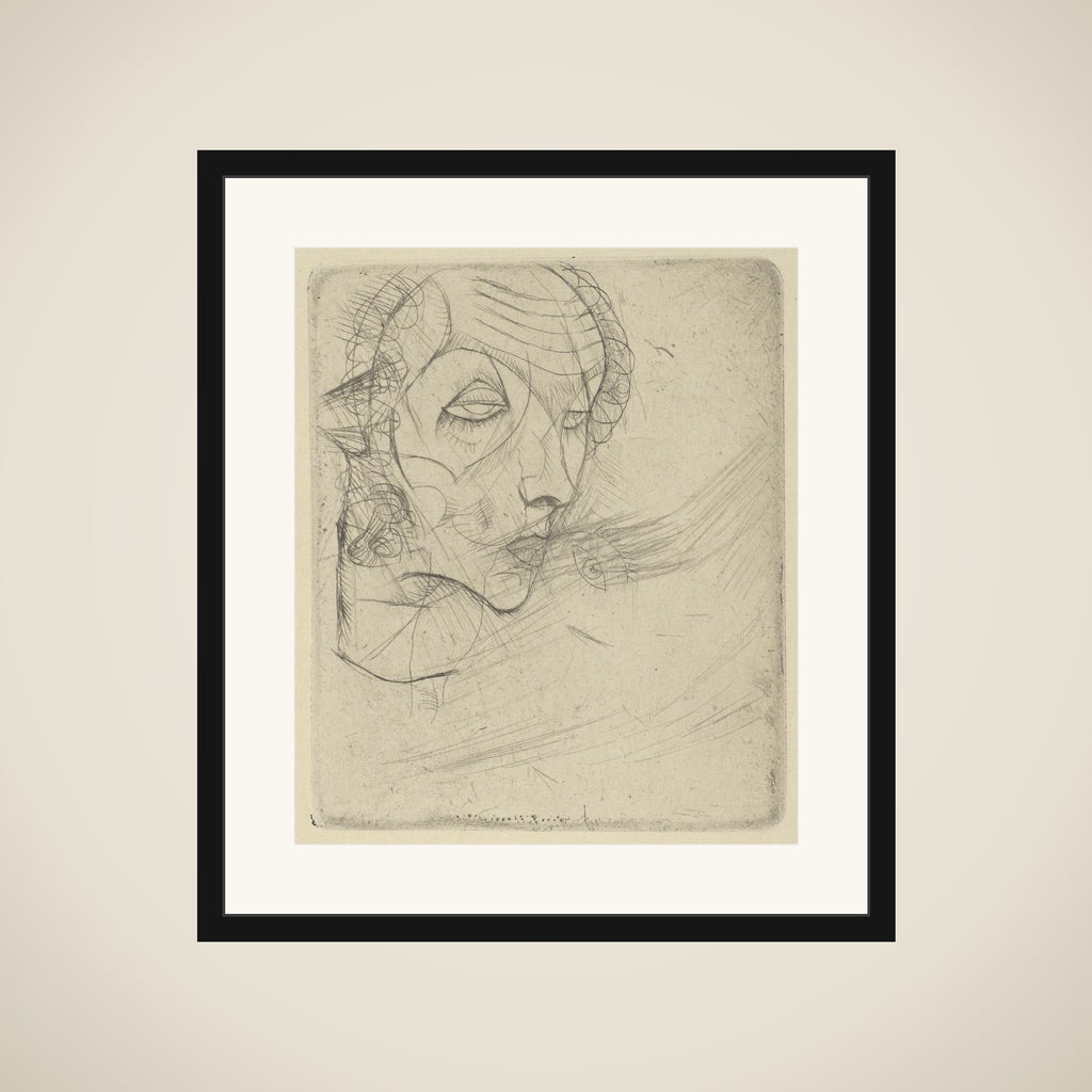 Self-Portrait framed