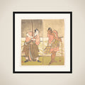 The Actor Sakata Hangoro II and the Actor Matsumoto Koshiro IV framed