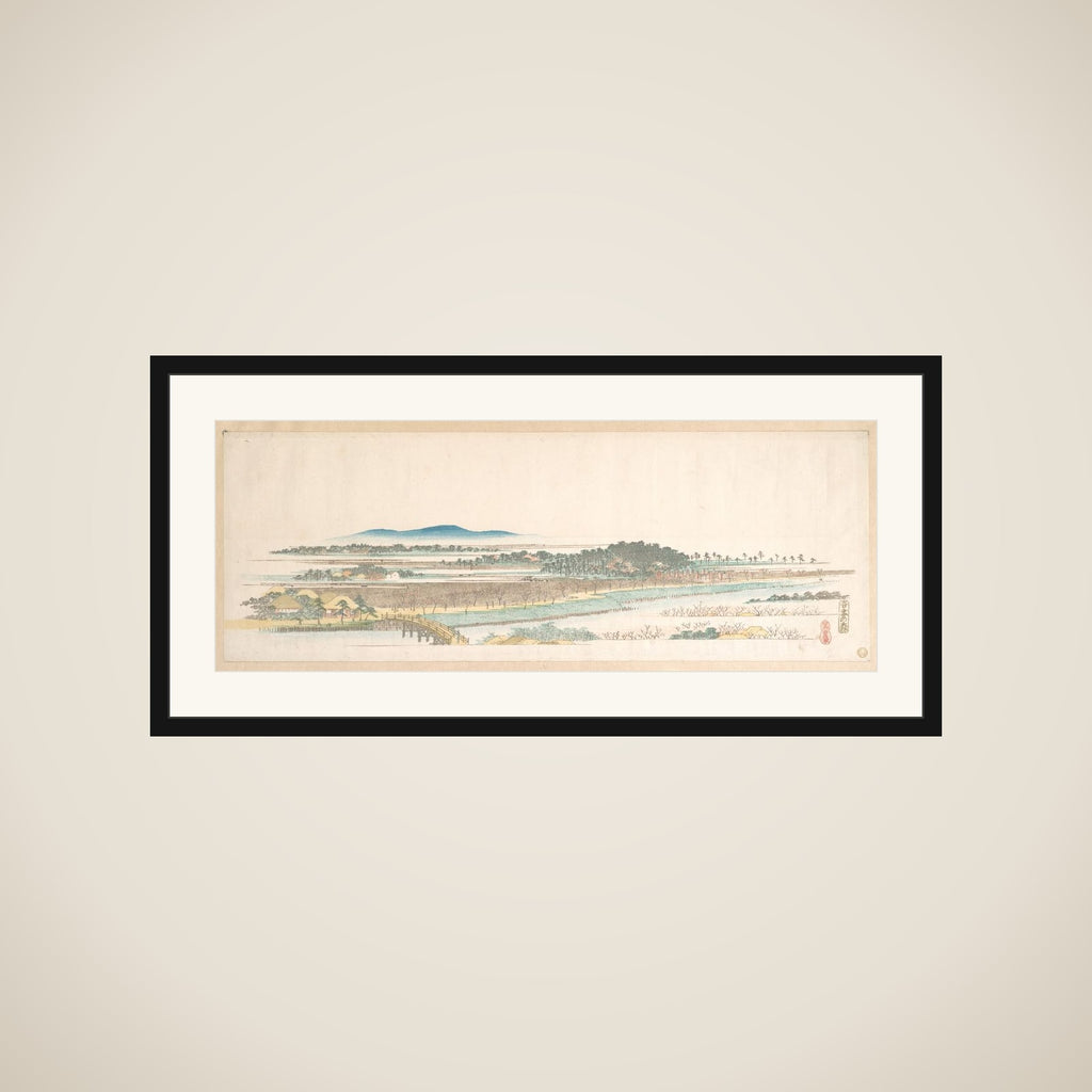 View of Azuma Wood framed