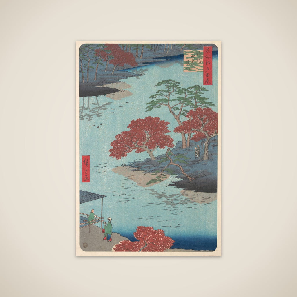 Inside the Akiba Shrine at Ukeji unframed print