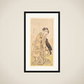 The Fourth Iwai Hanshirō as a Woman framed