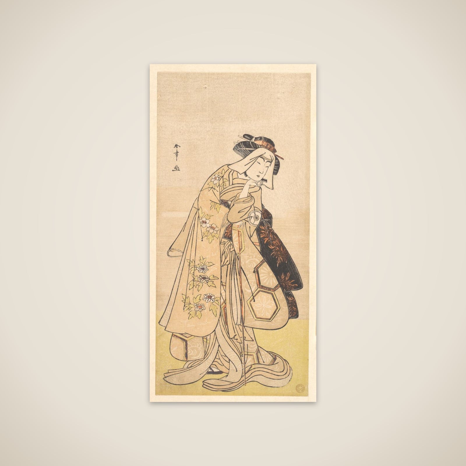 The Fourth Iwai Hanshirō as a Woman unframed print