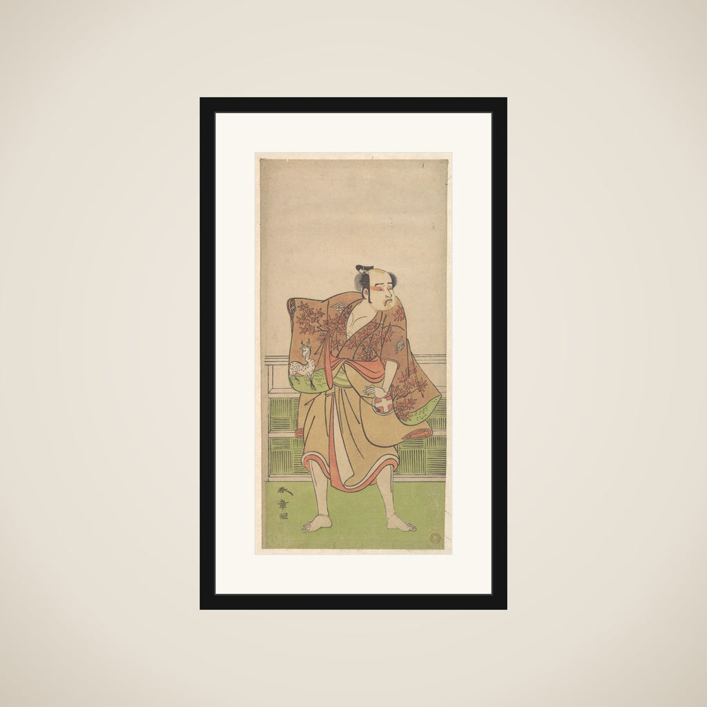 Ōtani Hiroemon in the role of Gokumon no Shobei framed