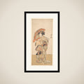 The First Nakamura Tomijuro as a Woman Dancer framed