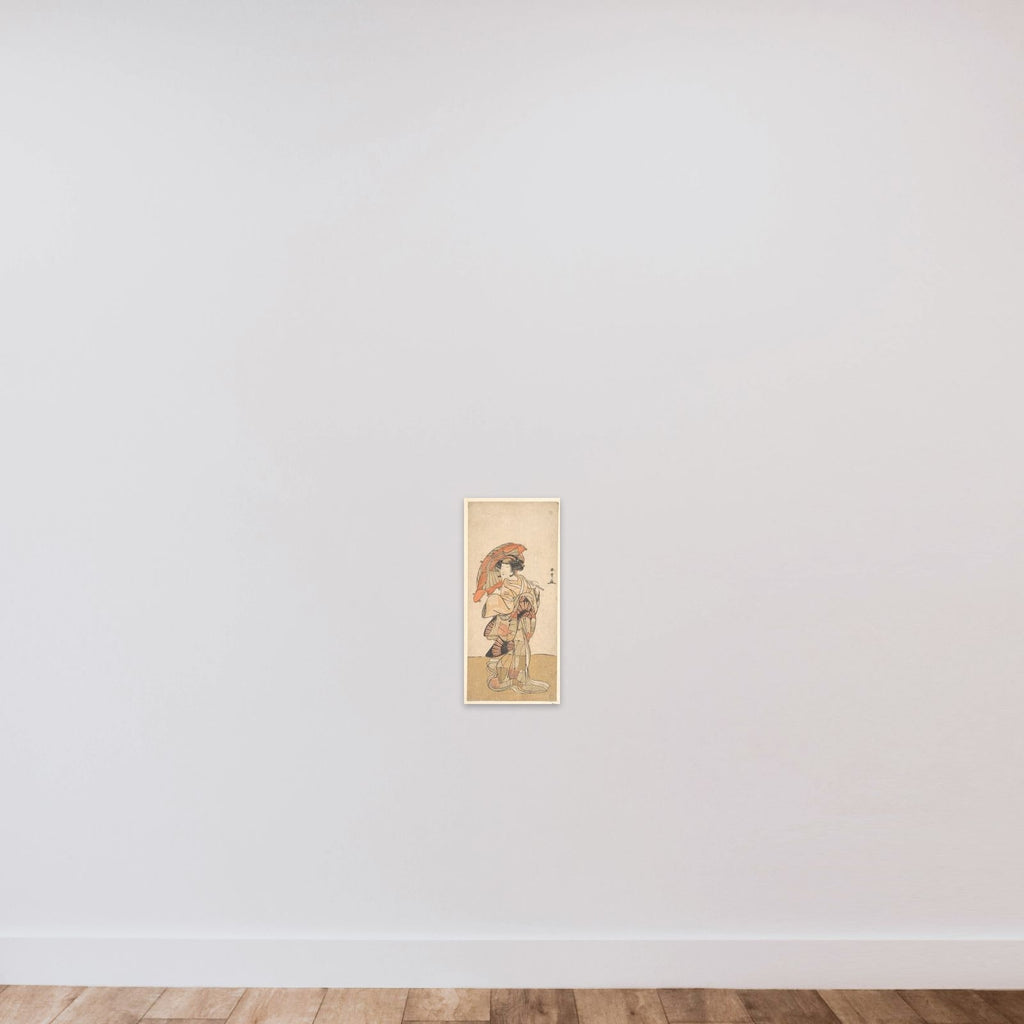 The First Nakamura Tomijuro as a Woman Dancer unframed — shown to scale