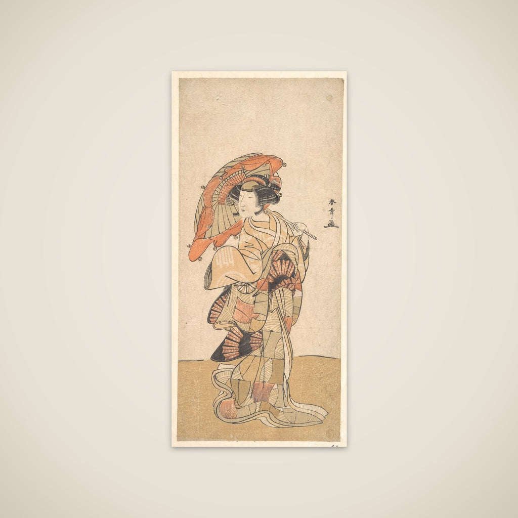 The First Nakamura Tomijuro as a Woman Dancer unframed print