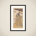 The Ninth Ichimura Uzaemon in the role of Shunkan framed