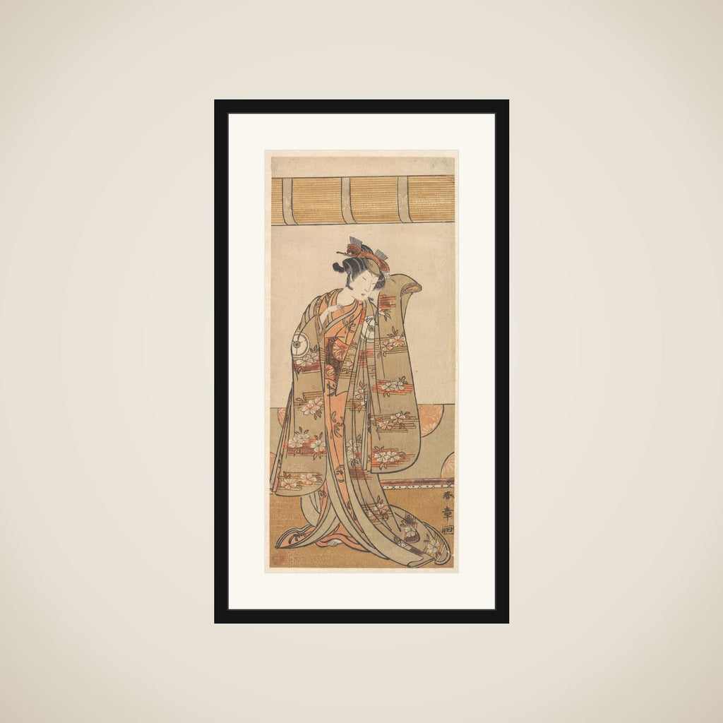 The Fourth Iwai Hanshiro as a Woman framed