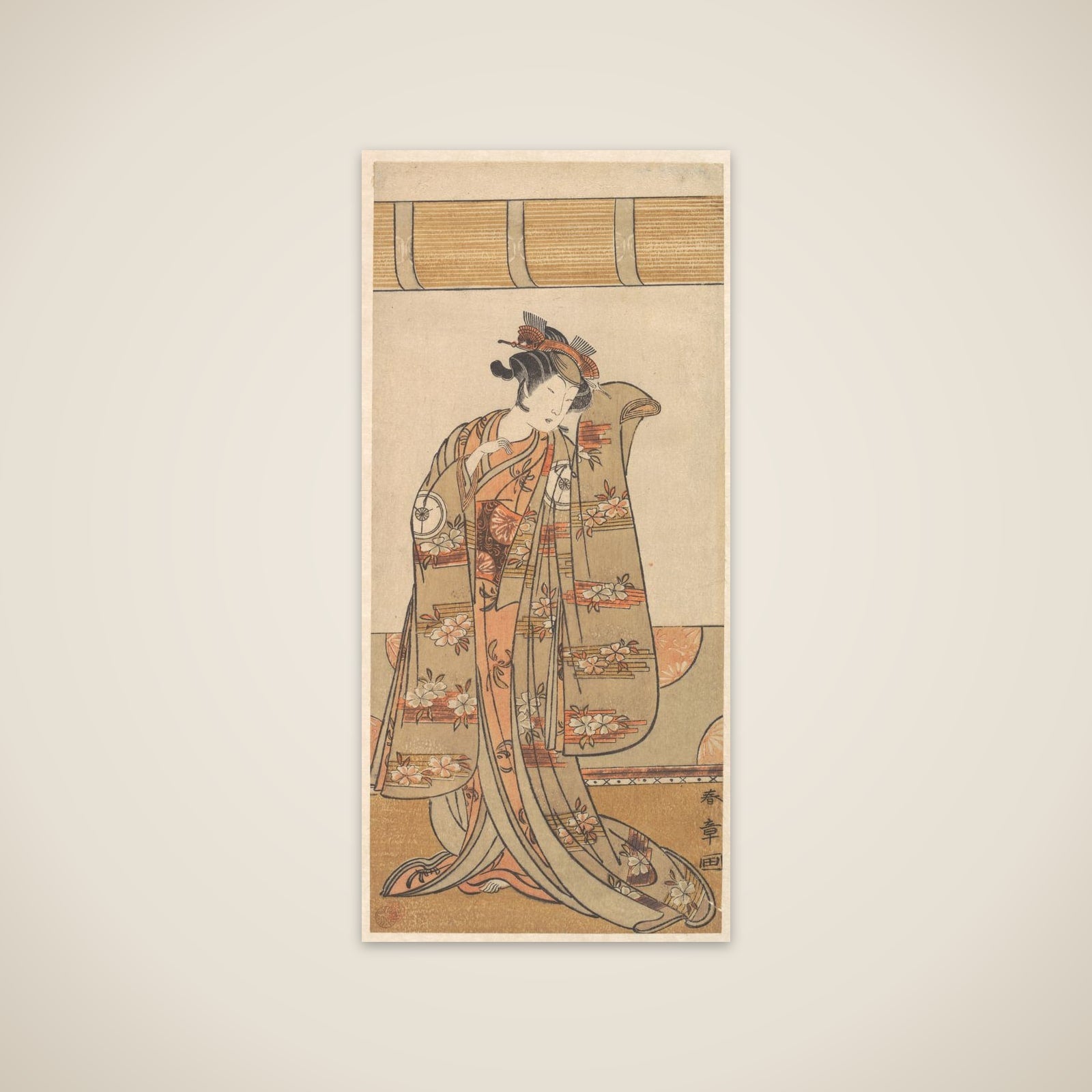 The Fourth Iwai Hanshiro as a Woman unframed print