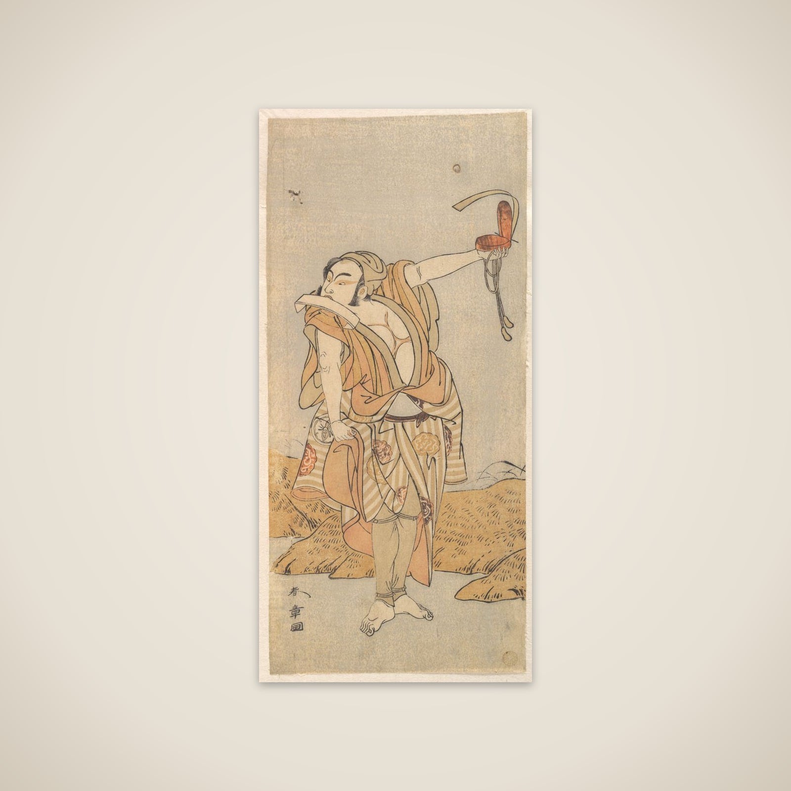 The Second Nakamura Juzo as a Yakko unframed print