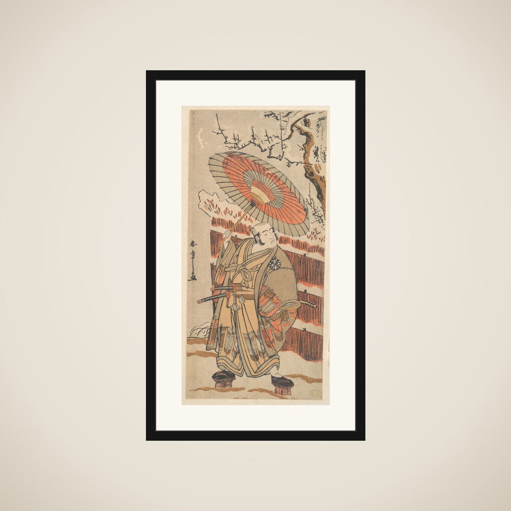 Kabuki Actor Nakamura Denkurō II framed