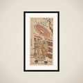 Kabuki Actor Nakamura Denkurō II framed