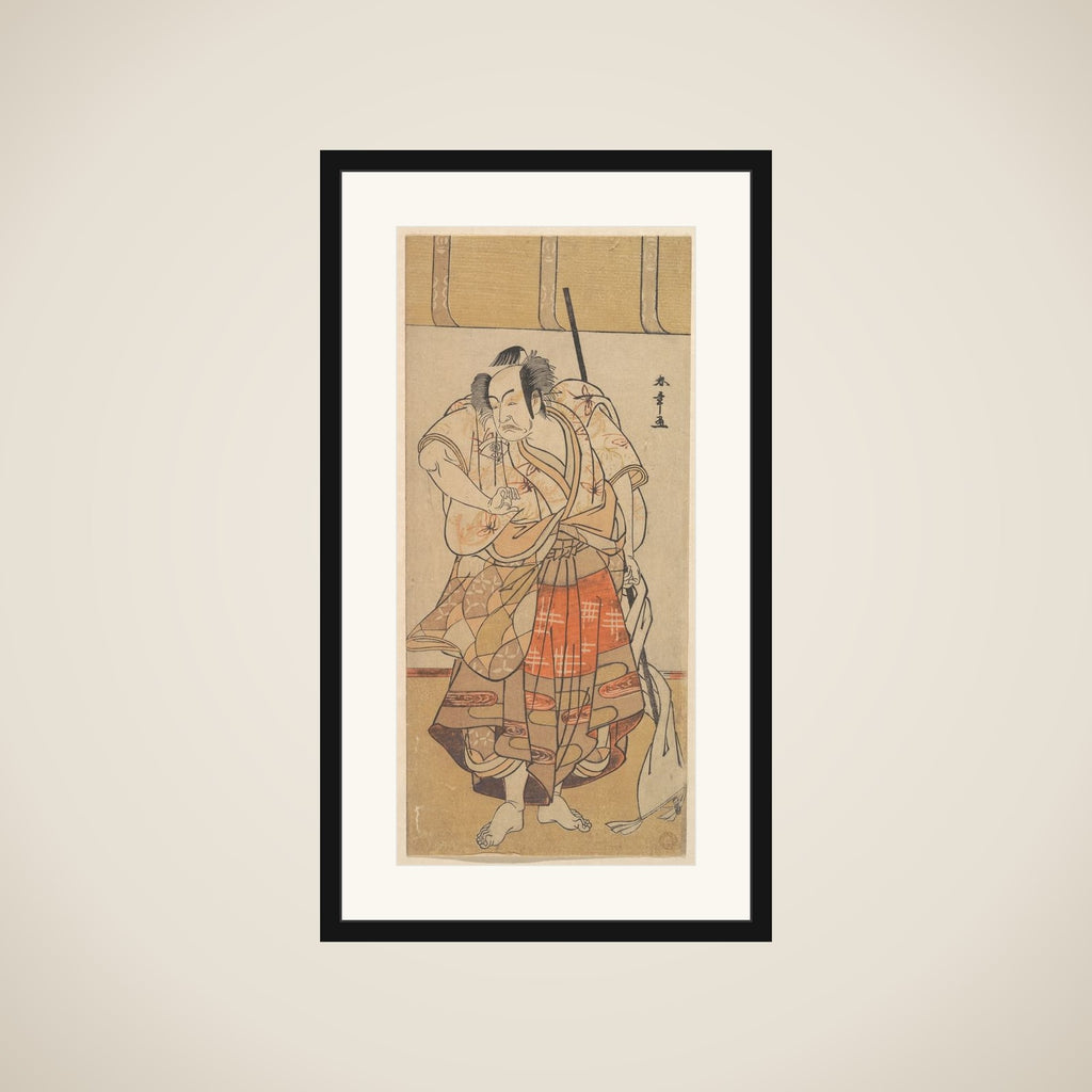 The First Onoe Kikugoro as an Angry Man framed
