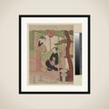 Two Young Women on a Verandah framed