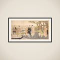 Picking Clams framed