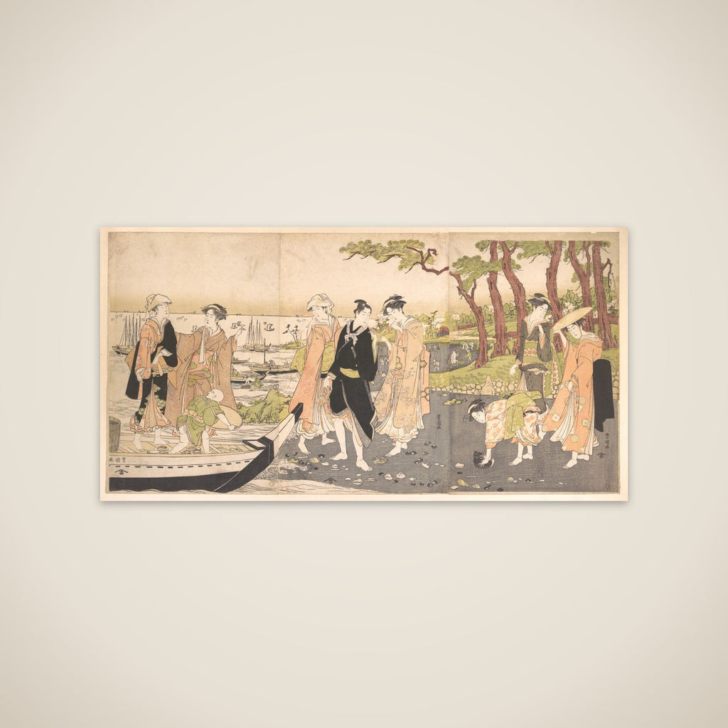 Picking Clams unframed print