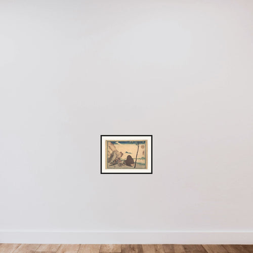 Asakusa Imado framed — shown to scale