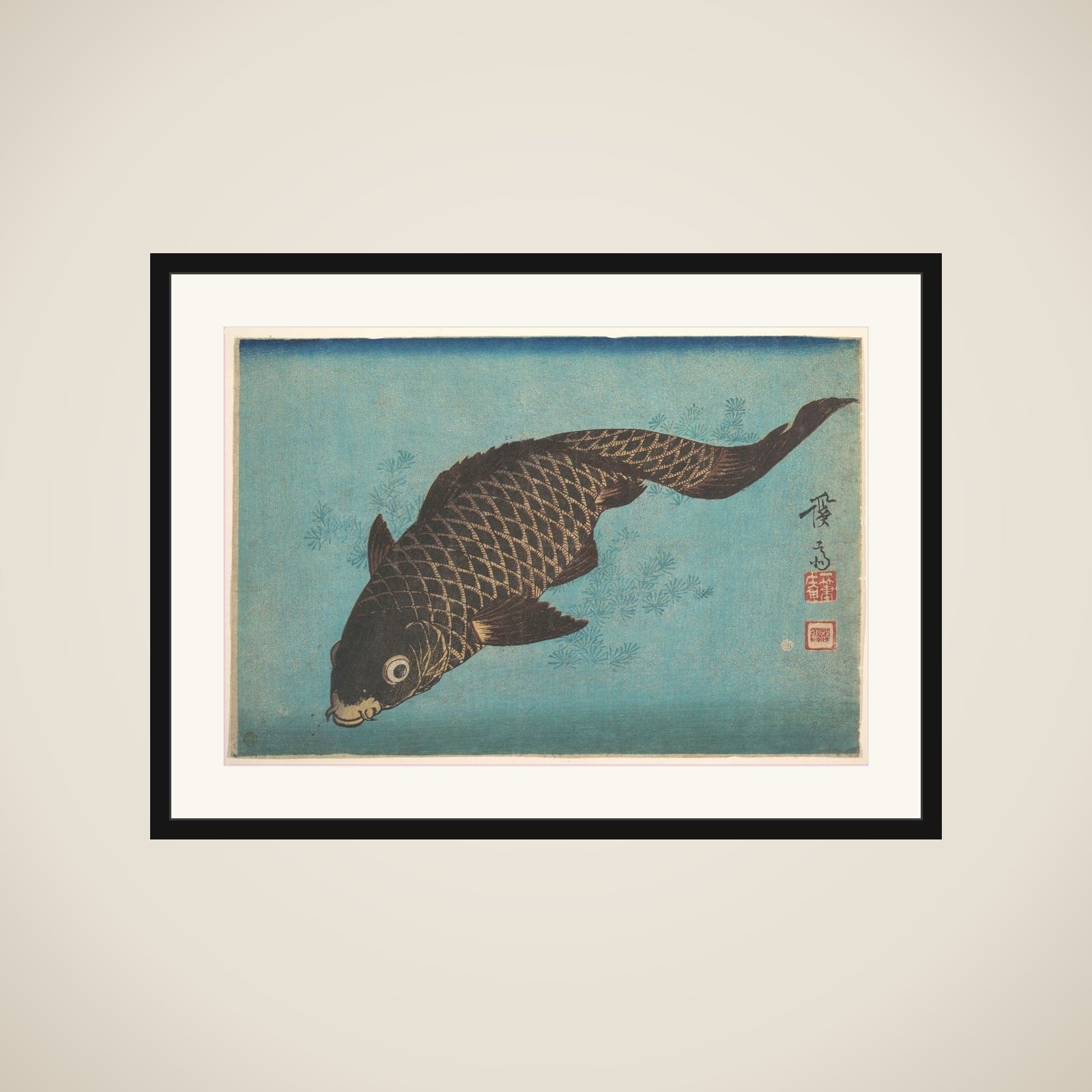 Koi framed