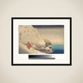 Travelling in a Snowstorm framed