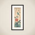 Camellia and Finch framed