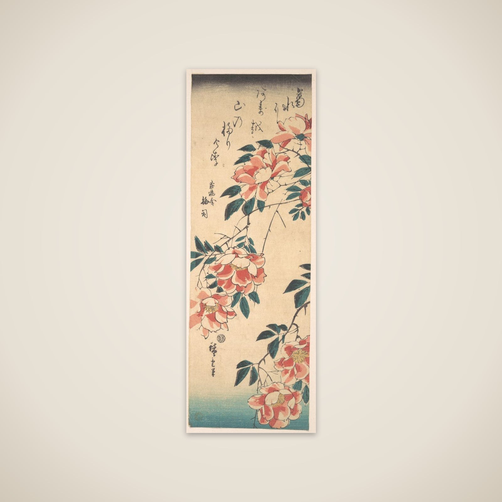 Roses unframed print