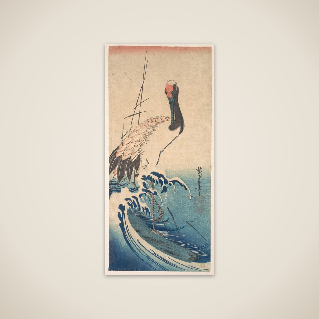 Crane and Surf unframed print