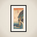 View of Enoshima in the Province of Soshu framed