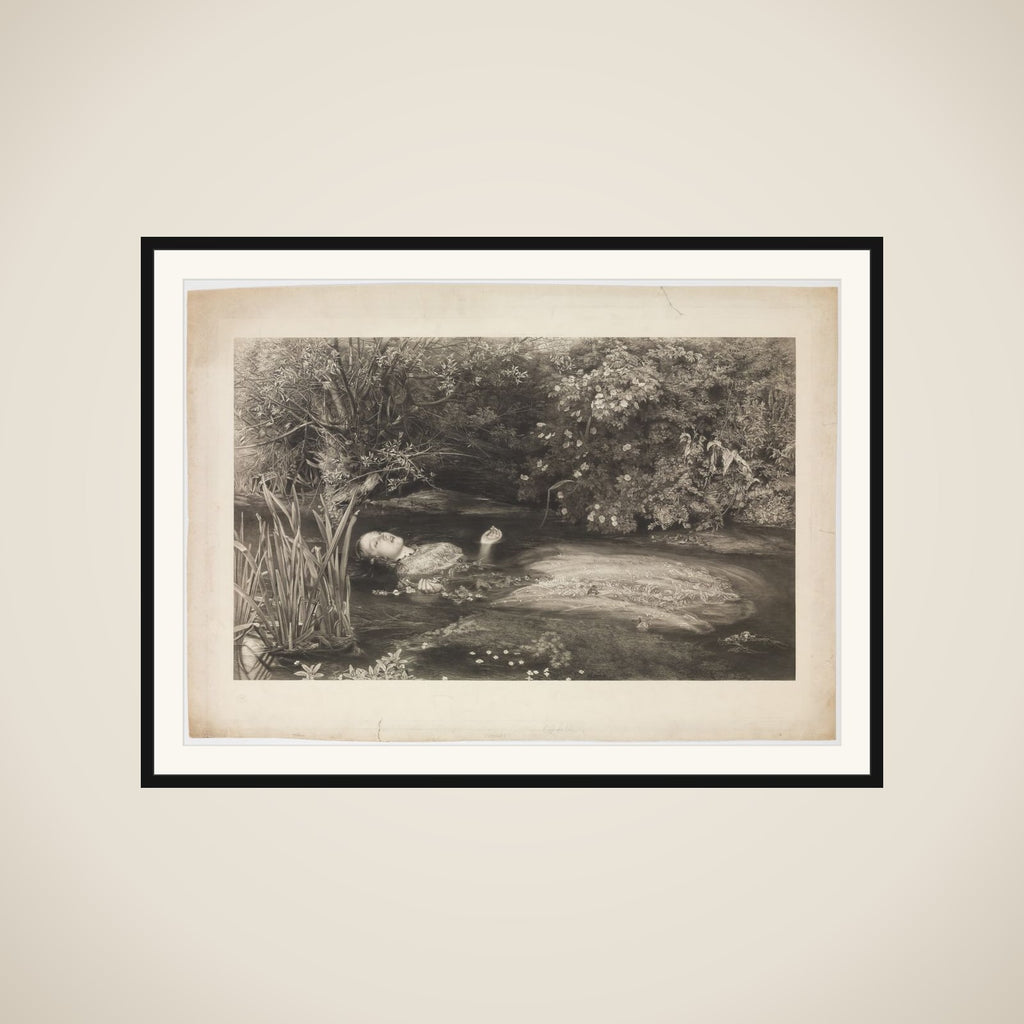 Ophelia (Shakespeare, Hamlet, Act 4, Scene 7) framed