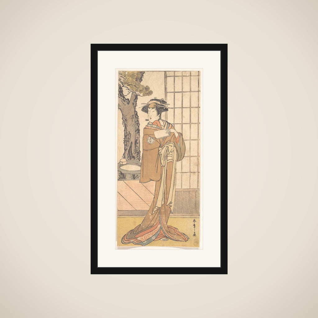 The Actor Segawa Kikunojo Third as an Oiran framed
