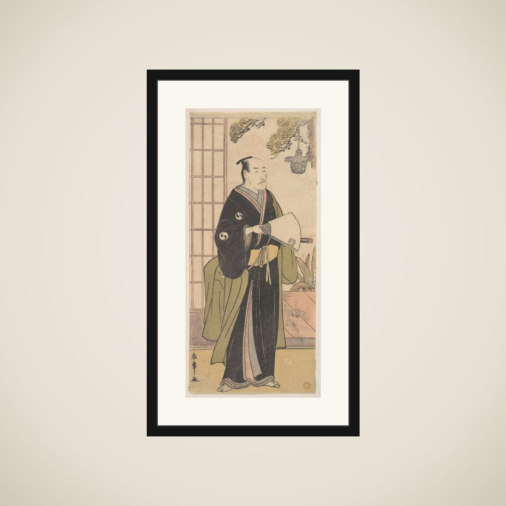 The Fifth Ichikawa Danjuro in the Role of Oboshi Yuranosuke framed