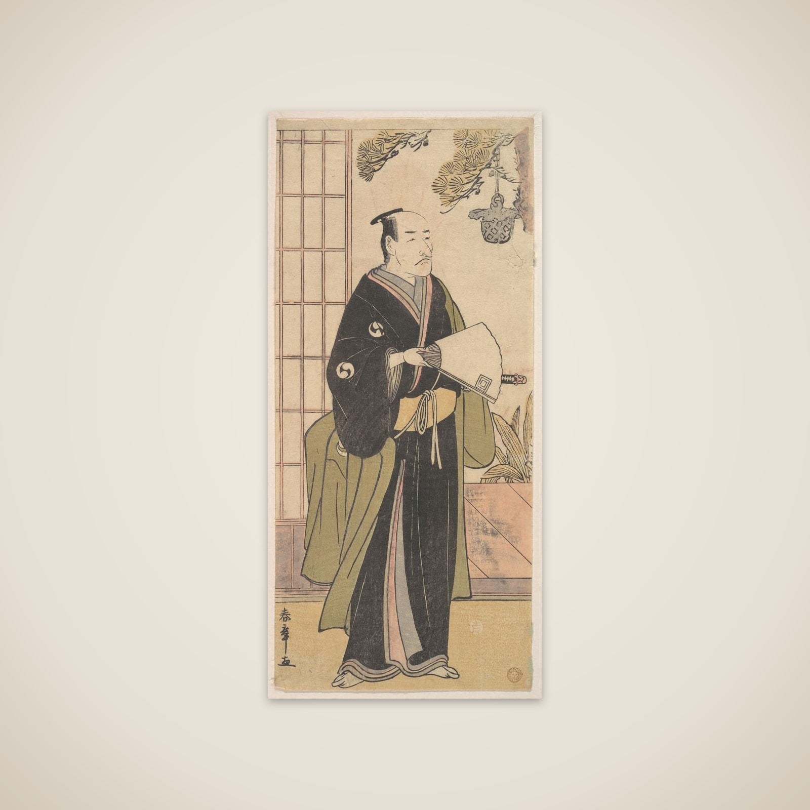 The Fifth Ichikawa Danjuro in the Role of Oboshi Yuranosuke unframed print