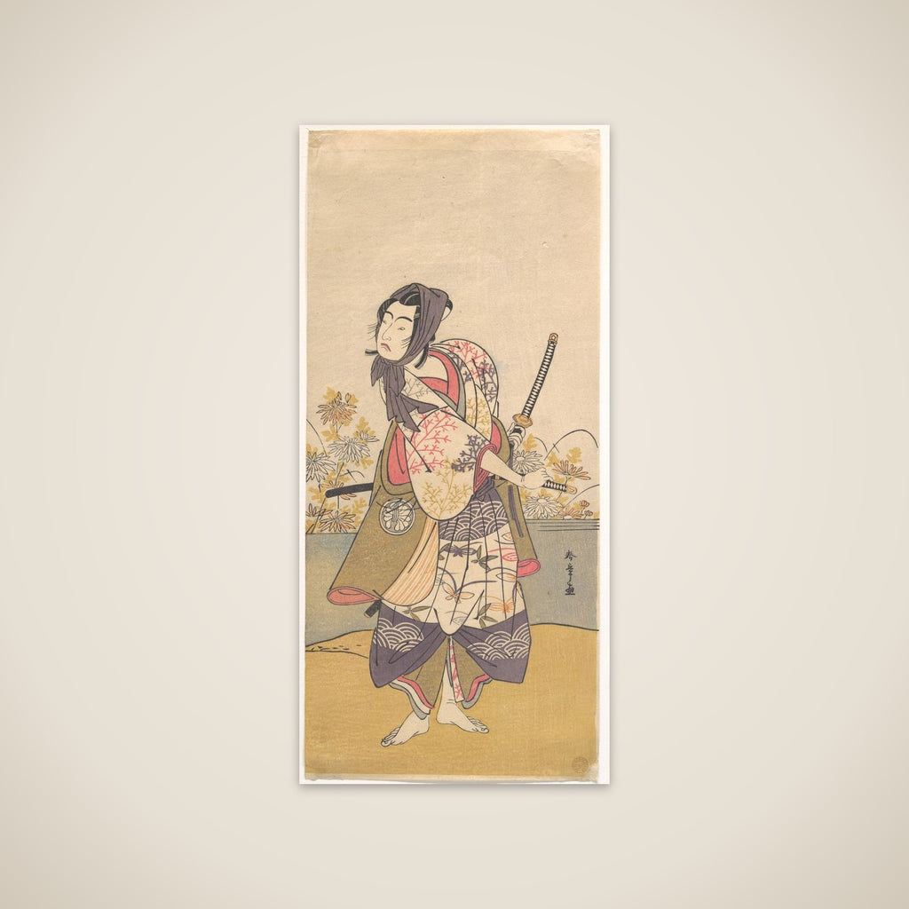 The Third Segawa Kikunojō in the Role of Soga no Gorō Tokimune unframed print