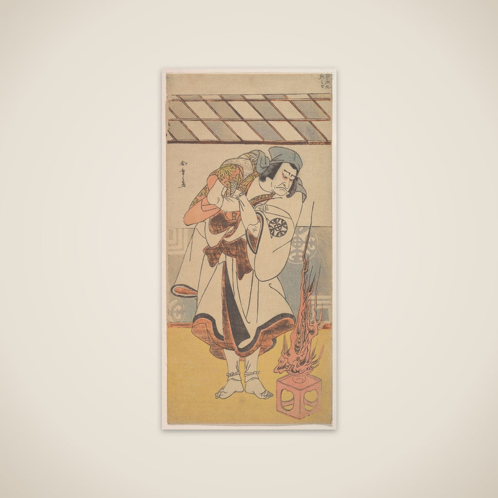 The First Nakamura Nakazo in the Role of Chinzai Hachiro unframed print