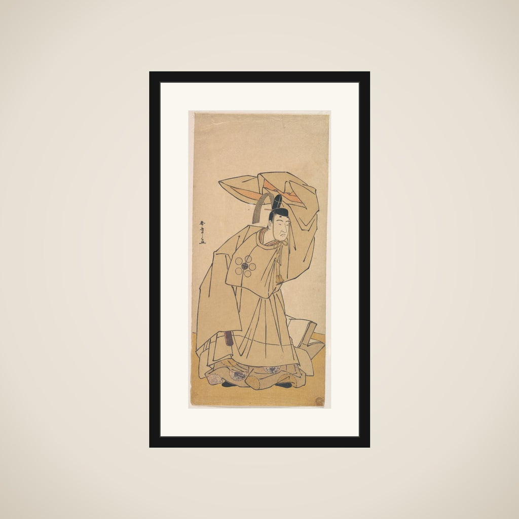 The First Nakamura Nakazo in the Role of Kanshojo framed