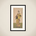 Ichikawa Bennosuke as a Man in Komuso Attire framed