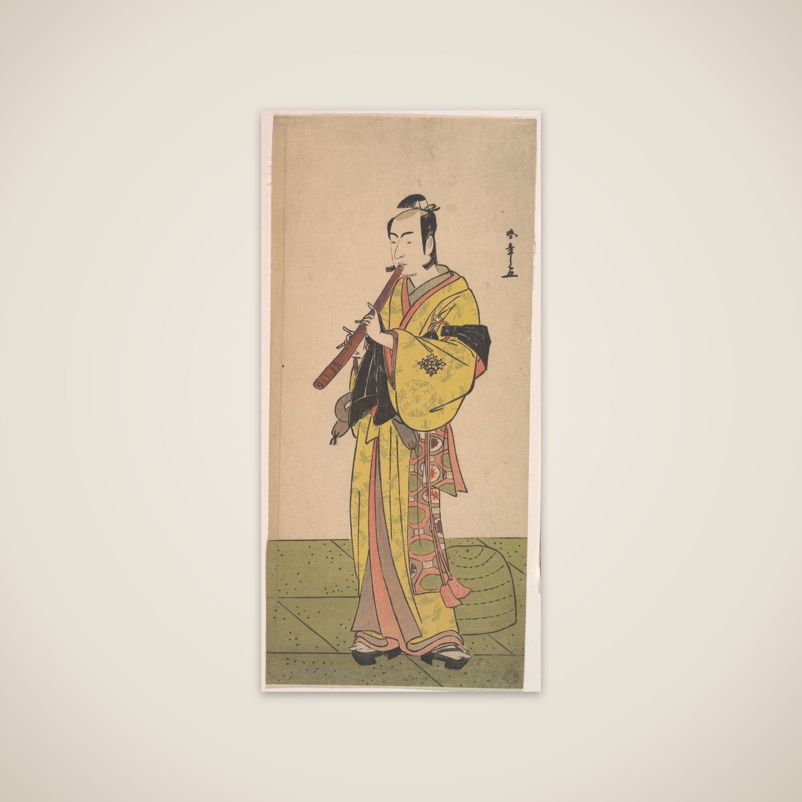 Ichikawa Bennosuke as a Man in Komuso Attire unframed print