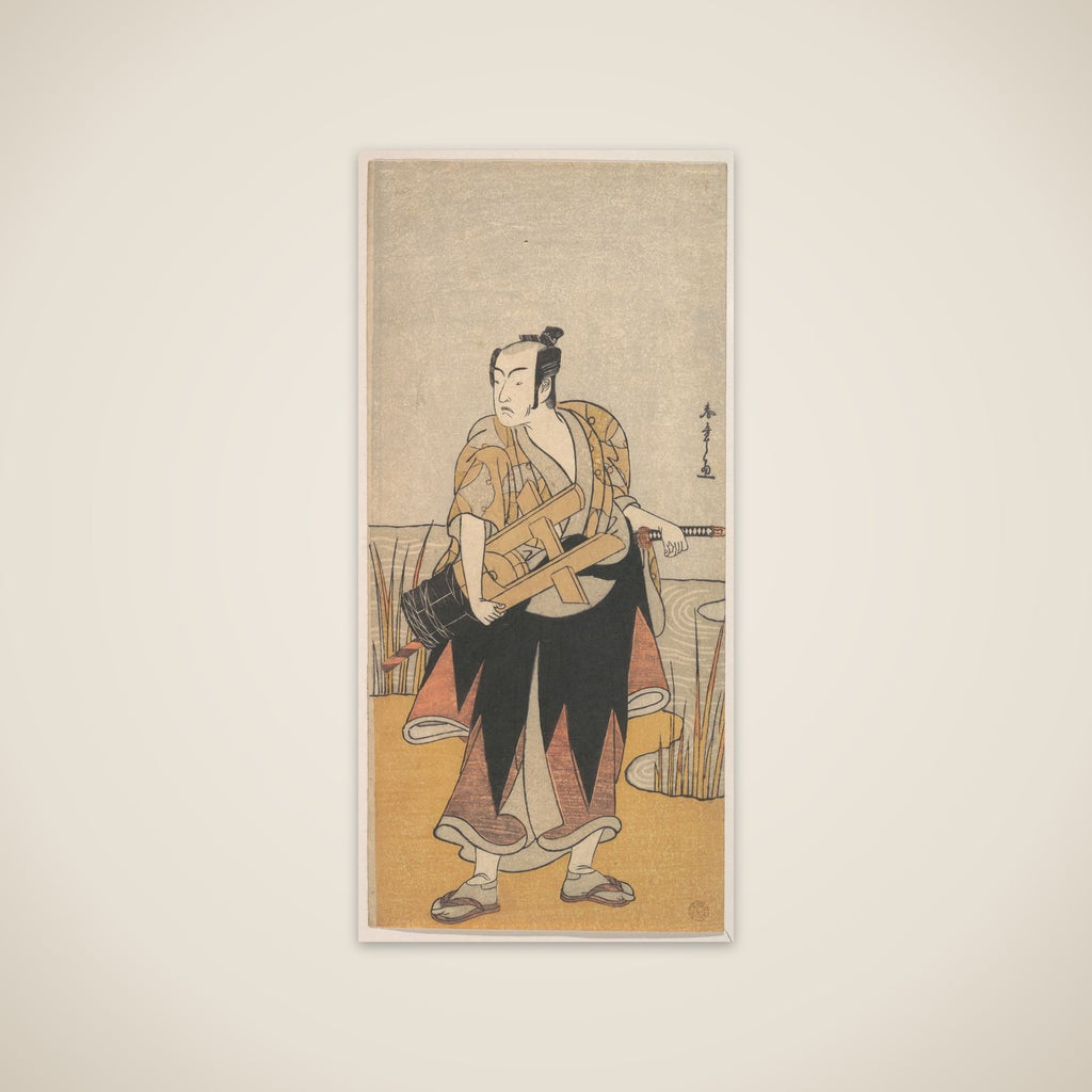 The Fourth Matsumoto Koshiro as a Man Standing on the Bank of a River unframed print