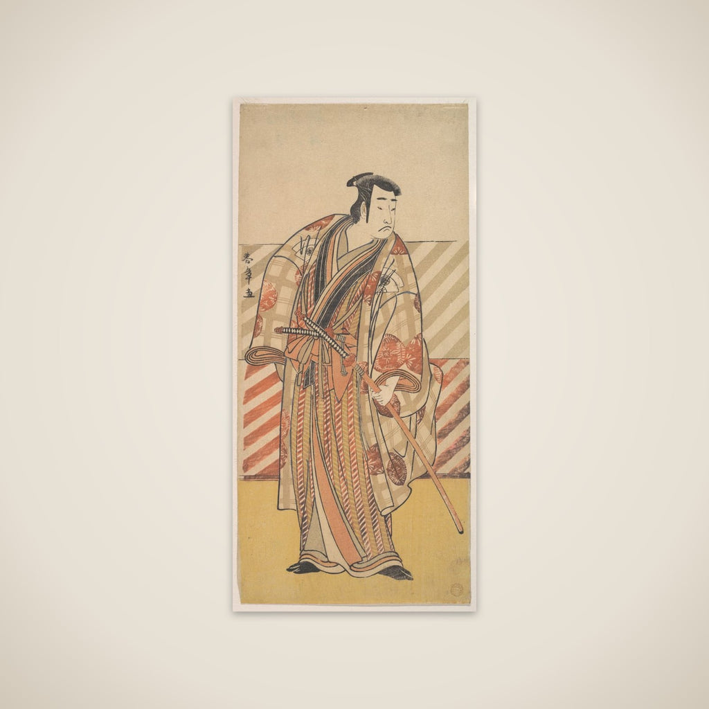 Onoe Matsusuke as a Samurai of the Fujiwara Clan unframed print