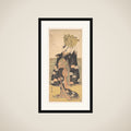 The First Nakamura Nakazo in the Role of the Ghost of Shiragiku framed