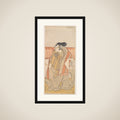The First Nakamura Nakazo in the Role of Kudo Suketsune framed