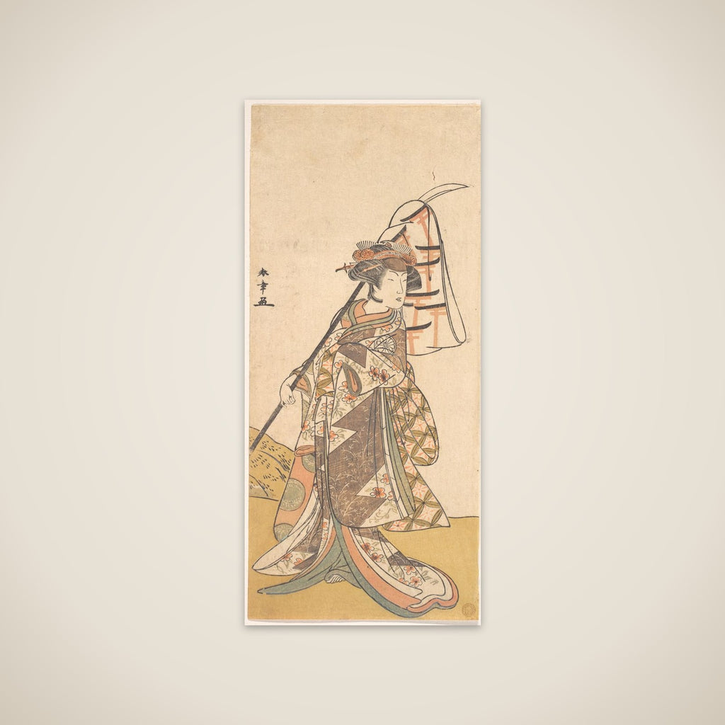 Kabuki Actor Segawa Kikunojō III unframed print