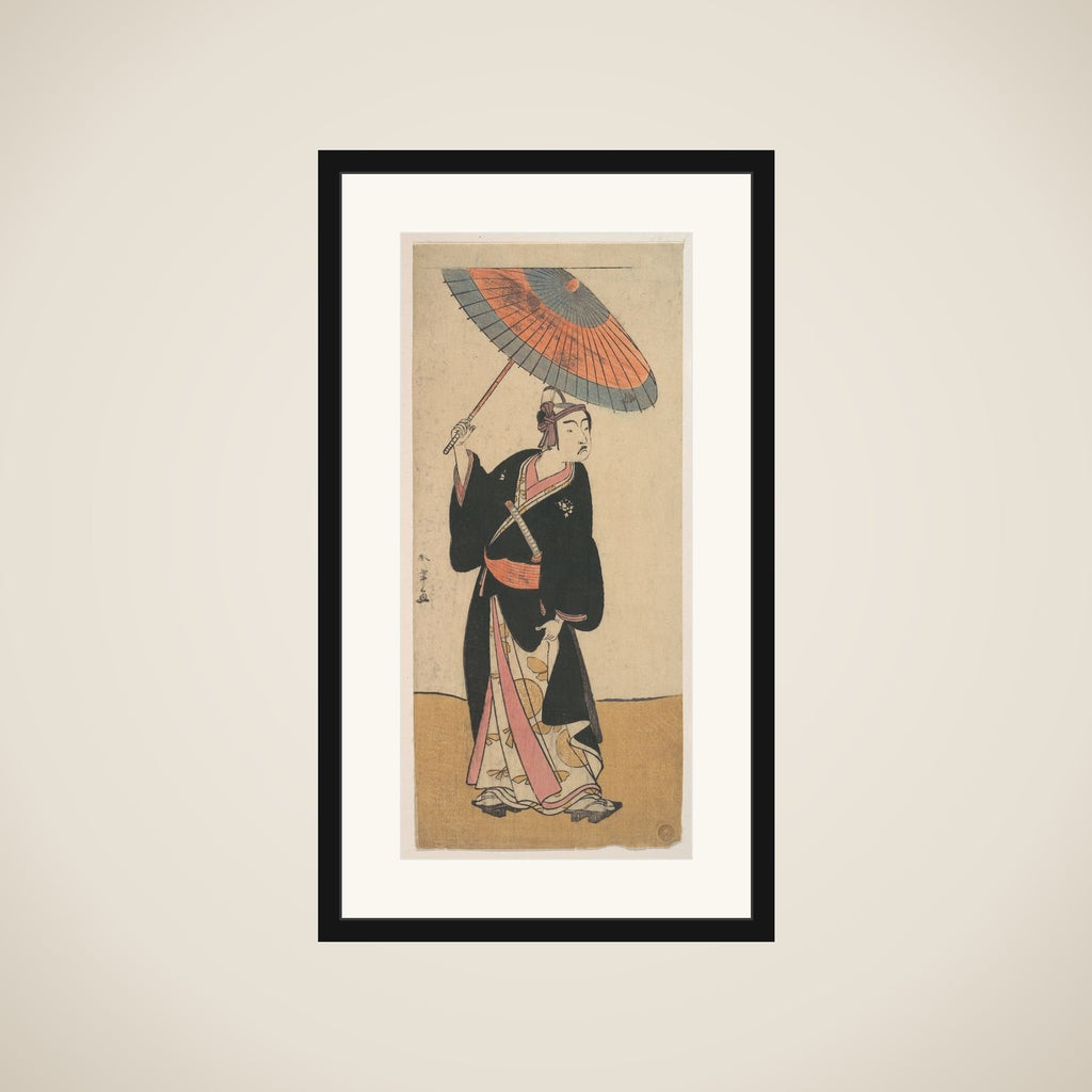 The Third Ichikawa Yaozo in the Role of Otokodate Sukeroku framed