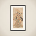 Kabuki Actor Nakamura Tomijūrō I in a Female Dance Role framed