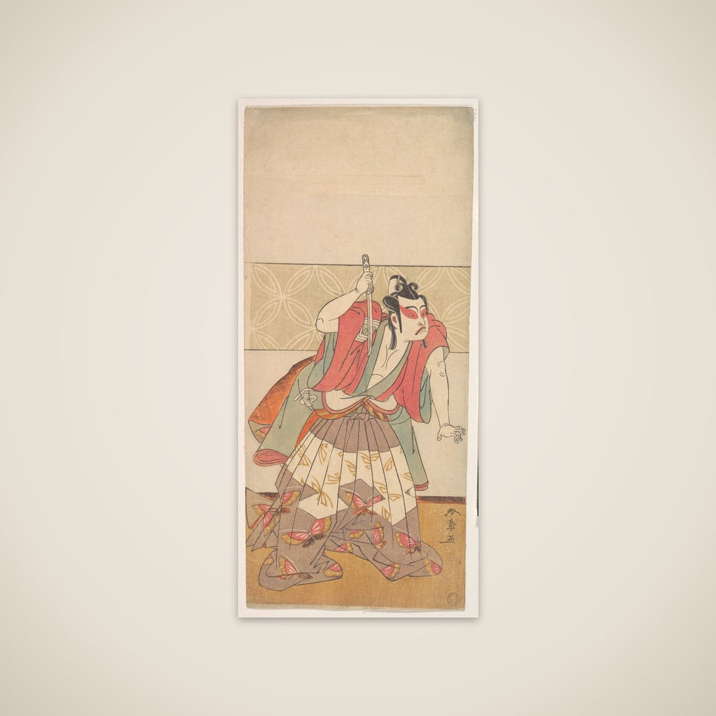 The Second Ichikawa Yaozo in the Role of Soga no Goro unframed print