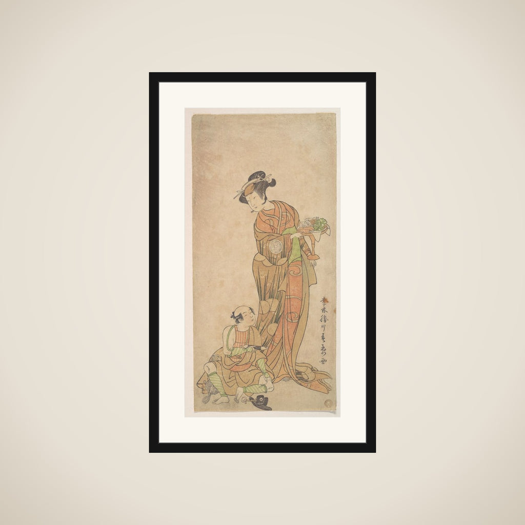 The Second Yamashita Kinsaku in the Role of Shigenoi framed