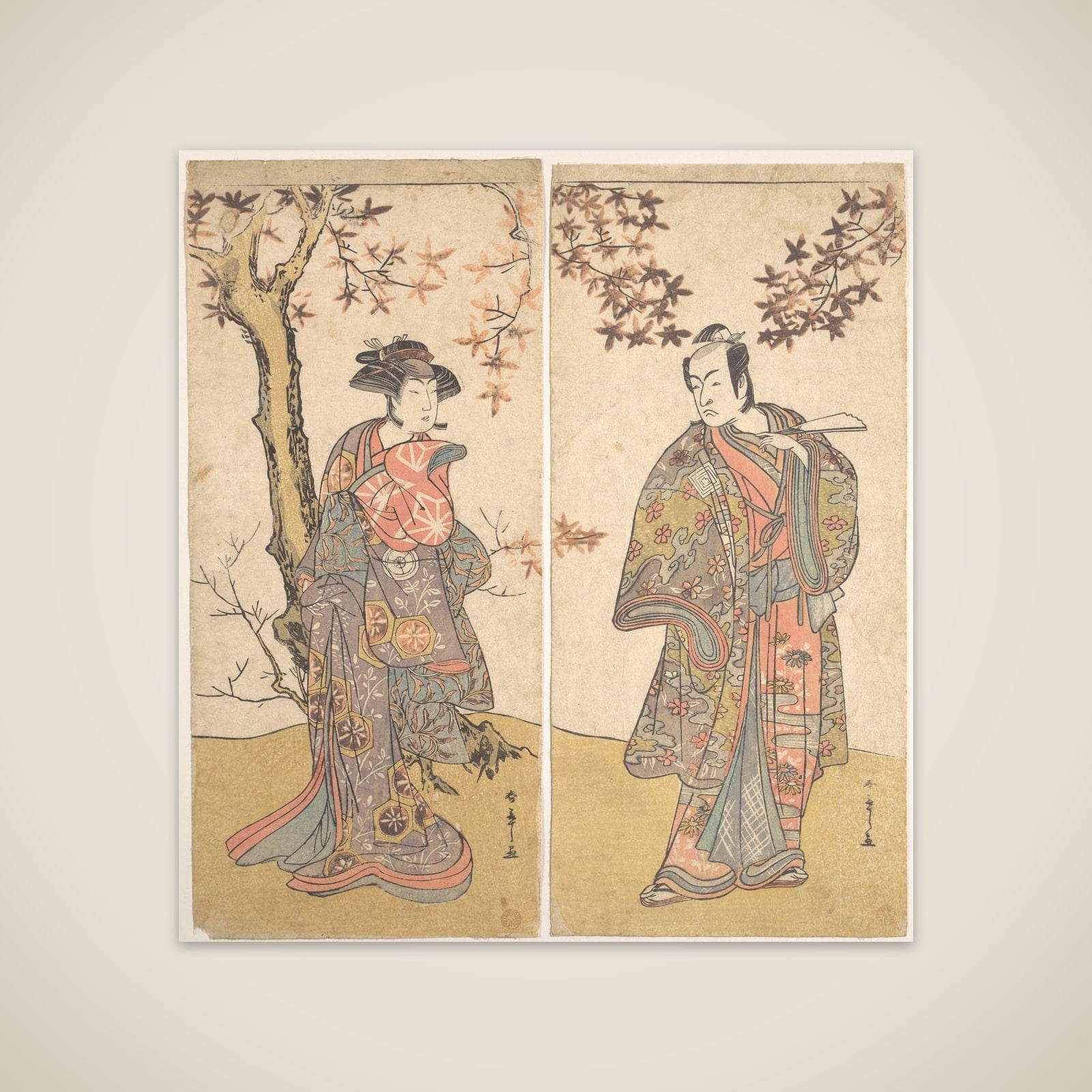 The Second Ichikawa Monnosuke as an Unarmed Man unframed print